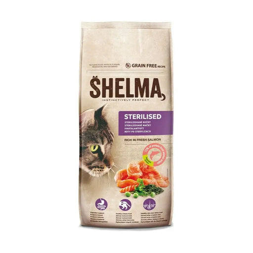 Cat food Shelma Salmon 8 kg - Хранене на домашни любимци<<<Домашни Животни<<<Дом Градина<<<BigBuy&&&Dry