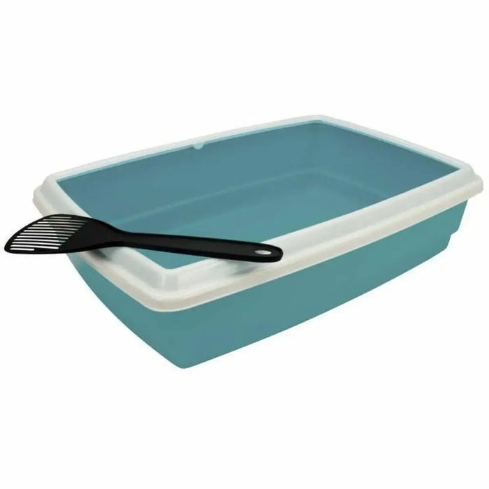 Cat Litter Box Aimé Blue Plastic 54 x 40 x 14 cm - Домашни Животни<<<Дом Градина<<<BigBuy&&&Играчки<<<Домашни