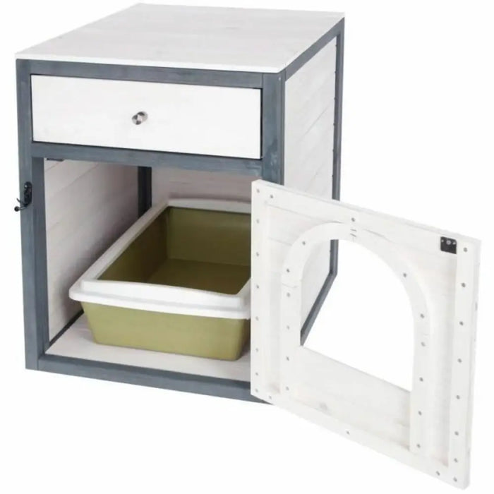 Cat Litter Box Kerbl Blue White Plastic - Домашни Животни<<<Дом Градина<<<BigBuy&&&Играчки<<<Домашни Животни<<<Дом