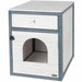 Cat Litter Box Kerbl Blue White Plastic - Домашни Животни<<<Дом Градина<<<BigBuy&&&Играчки<<<Домашни Животни<<<Дом