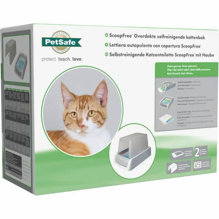 Cat Litter Box PetSafe Self-cleaning 15 x 70 x 48,5 cm White Plastic - Домашни Животни<<<Дом
