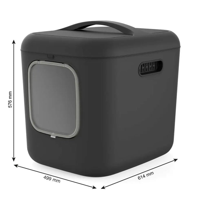 Cat Litter Box Rotho Biala XL anthracite Anthracite Plastic - Играчки<<<Домашни Животни<<<Дом Градина<<<BigBuy&&&Litter