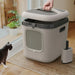 Cat Litter Box Rotho Biala XL White Plastic - Играчки<<<Домашни Животни<<<Дом Градина<<<BigBuy&&&Litter
