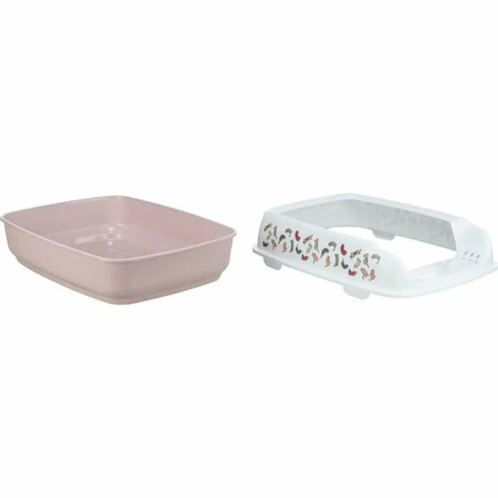 Cat Litter Box Trixie Delio White Lilac Plastic 38 × 20 × 50 cm - Домашни Животни<<<Дом