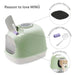 Cat Litter Box United Pets Green polypropylene 40 x 50 cm - Домашни Животни<<<Дом Градина<<<BigBuy&&&Играчки<<<Домашни