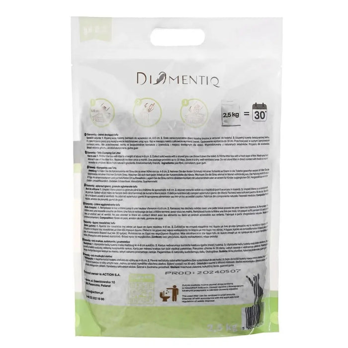 Cat Litter Diamentiq Tofu 2,5 kg - Здраве и хигиена<<<Домашни Животни<<<Дом Градина<<<BigBuy&&&GritDLK-ZWI<<<For