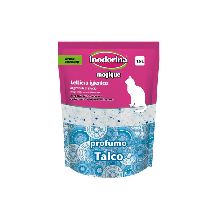 Cat Litter Inodorina MAGIQUE TALCO Talcum Powder 16 L - Домашни Животни<<<Дом Градина<<<BigBuy&&&Здраве и