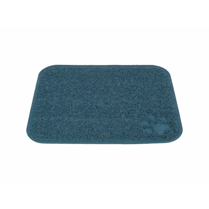 Cat Litter Tray Mat Trixie Blue PVC 37 × 45 cm - Домашни Животни<<<Дом Градина<<<BigBuy&&&Здраве и хигиена<<<Домашни