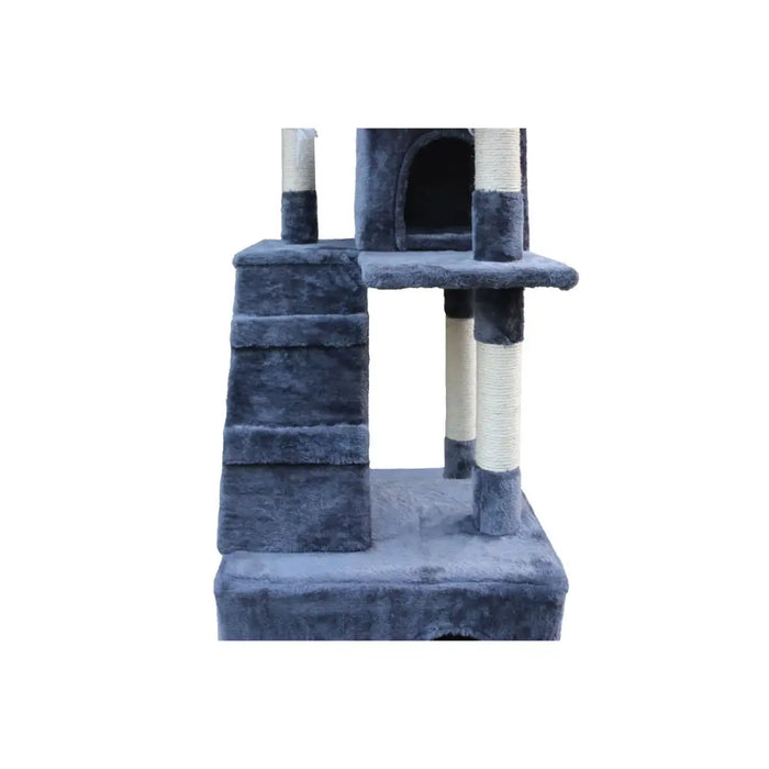 Cat scratching post Gloria Nilo Grey Polyester Wood Paper Plastic Sisal 7,5 cm - Домашни Животни<<<Дом