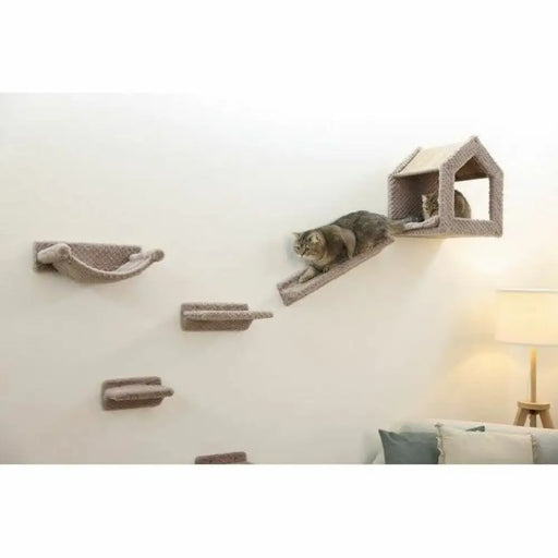 Cat scratching post Kerbl MONTE BALDO Grey (6 Units) - Домашни Животни<<<Дом Градина<<<BigBuy&&&Здраве и