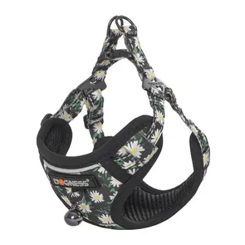 Cat set Dogness harness and leash 1,5m (Daisy Black) - Walking and transportation<<<Pets<<<InnproXML
