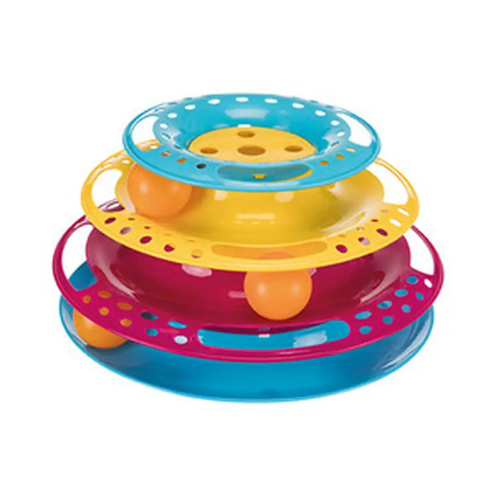Cat toy Trixie Plastic Ø 25 × 13 CM - Домашни Животни<<<Дом Градина<<<BigBuy&&&Играчки<<<Домашни Животни<<<Дом