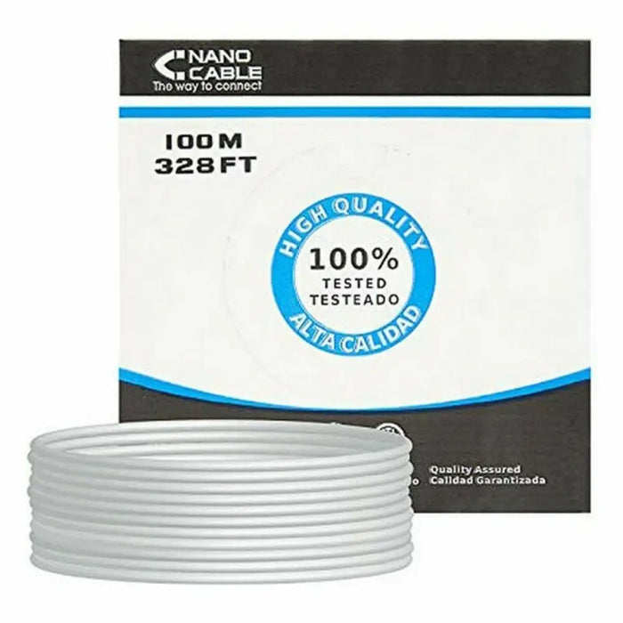 Category 5 UTP cable NANOCABLE 10.20.0302 (100 m) Grey 100 m - Компютър Кабели и адаптери<<<Компютри|