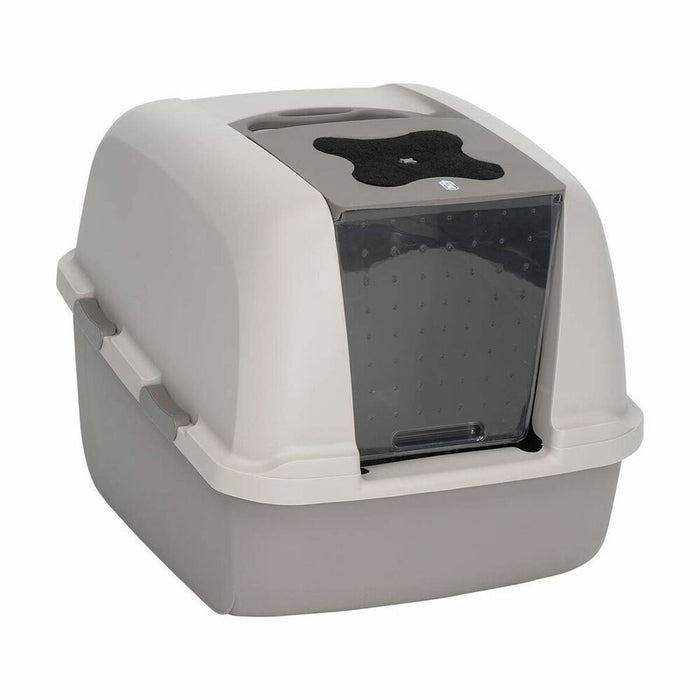 Cat Litter Box Catit 46 x 55 x 45 cm With lid Jumbo Grey Plastic