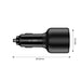 CC04 3-port PD130W car charger - black - Cell phone USB charger<<<HurtelXML