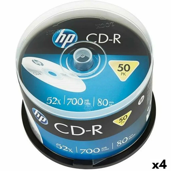 CD-R HP 700 MB 52x (4 Units) - Електроника Звук<<<Компютри| Електроника<<<BigBuy&&&CD и DVD<<<Електроника