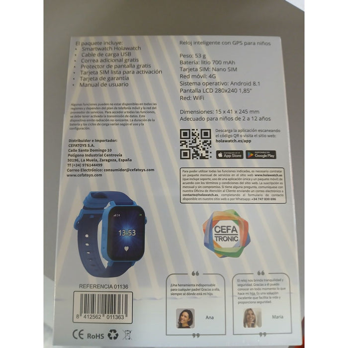 Kids' Smartwatch Cefatoys Holawatch "X Plus
