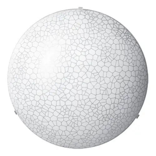 CEILING 2XH27 F40CM WHITE MAT LIGHTSTYLE CRAX - Плафони<<<Вътрешно осветление<<<Мебели и
