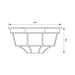 CEILING LAMP E27 IP44 F27 CM BLACK VIVALUX BERLIN - Фасадни тела<<<Външно осветление<<<Осветление<<<Praktiker&&&Фасадни