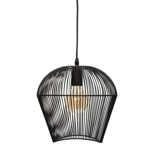 Ceiling Light Atmosphera Jena Black 40W Metal (26 x 26 x 25 cm) - Декорация и Осветление<<<Дом