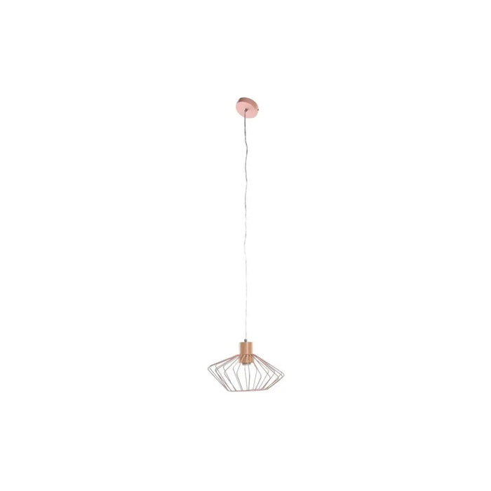 Ceiling Light DKD Home Decor 34 x 34 x 21 cm Silver Black Grey Pink Metal White 50 W 60 W Pinewood - Декорация и