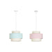 Ceiling Light DKD Home Decor 40 x 40 x 30 cm Green Light Pink 50 W (2 Units) - Декорация и Осветление<<<Дом