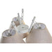 Ceiling Light DKD Home Decor 50 x 46 x 30 cm Golden Metal White 50 W (2 Units) - Декорация и Осветление<<<Дом