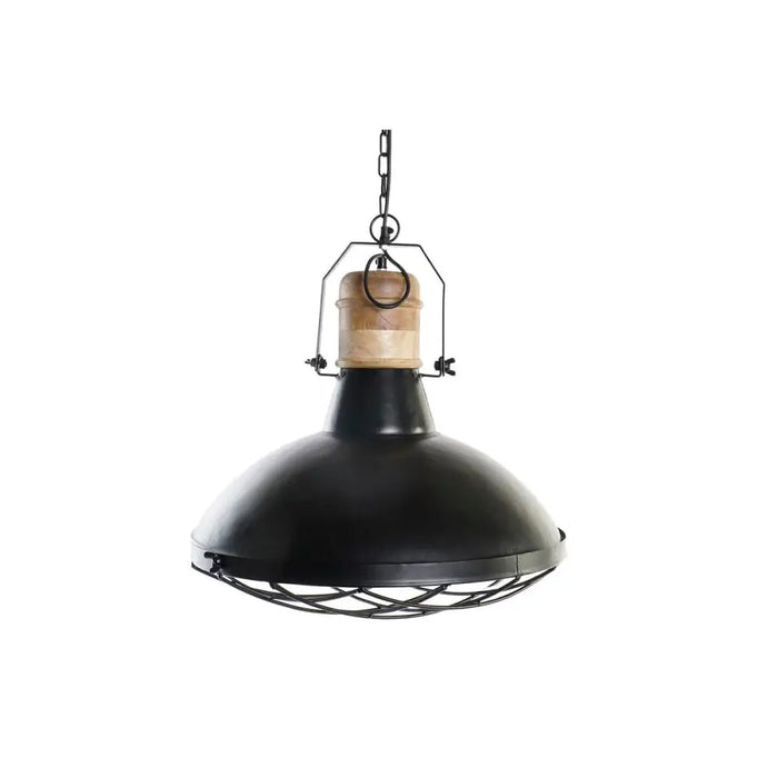 Ceiling Light DKD Home Decor 52 x 52 x 57 cm Black Brown Iron Mango wood 50 W - Декорация и Осветление<<<Дом