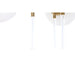 Ceiling Light DKD Home Decor 64 x 64 x 64 cm Crystal Golden Metal White 50 W - Декорация и Осветление<<<Дом