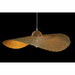 Ceiling Light DKD Home Decor 70 x 70 x 10 cm Natural 220 V 40 W Sunhat - Декорация и Осветление<<<Дом