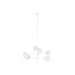 Ceiling Light DKD Home Decor 96 x 73 x 50 cm Crystal Metal White 50 W - Декорация и Осветление<<<Дом