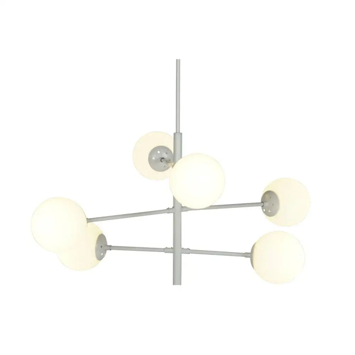 Ceiling Light DKD Home Decor 96 x 73 x 50 cm Crystal Metal White 50 W - Декорация и Осветление<<<Дом