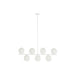 Ceiling Light DKD Home Decor 98 x 45 x 30 cm Crystal Metal White 50 W - Декорация и Осветление<<<Дом