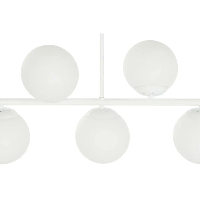 Ceiling Light DKD Home Decor 98 x 45 x 30 cm Crystal Metal White 50 W - Декорация и Осветление<<<Дом