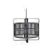 Ceiling Light DKD Home Decor Black Bamboo 50 W 40 x 40 x 35 cm - Декорация и Осветление<<<Дом