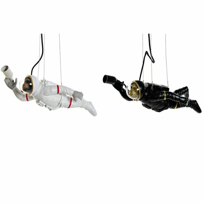 Ceiling Light DKD Home Decor Black White Resin 220 V 50 W (46 x 14.5 x 20 cm) (2 pcs) - Декорация и Осветление<<<Дом