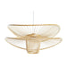 Ceiling Light DKD Home Decor Brown Bamboo 50 W 60 x 60 x 28 cm - Декорация и Осветление<<<Дом