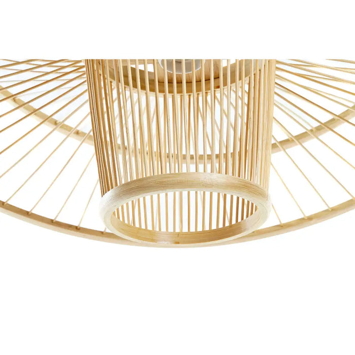 Ceiling Light DKD Home Decor Brown Bamboo 50 W 60 x 60 x 28 cm - Декорация и Осветление<<<Дом