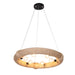 Ceiling Light DKD Home Decor Brown Rope (51 x 51 x 10 cm) (47 X 47 X 10 CM) - Декорация и Осветление<<<Дом