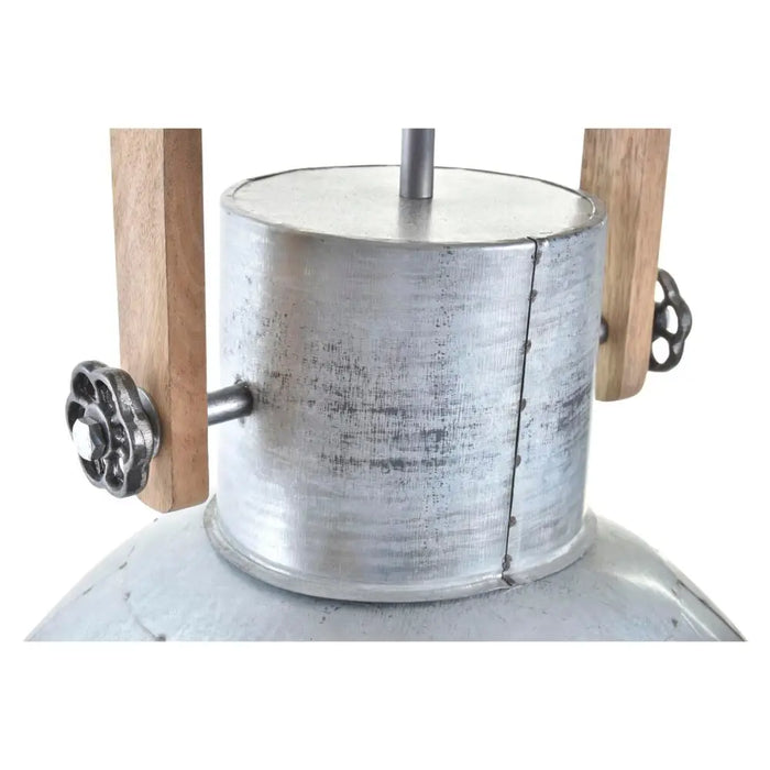 Ceiling Light DKD Home Decor Brown Silver Metal Mango wood 50 W 40 x 40 x 50 cm - Декорация и Осветление<<<Дом