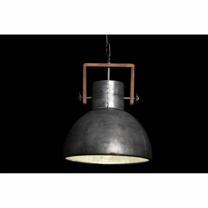 Ceiling Light DKD Home Decor Brown Silver Metal Mango wood 50 W 40 x 40 x 50 cm - Декорация и Осветление<<<Дом