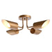 Ceiling Light DKD Home Decor Golden Metal 50 W 70 x 70 x 20 cm - Декорация и Осветление<<<Дом
