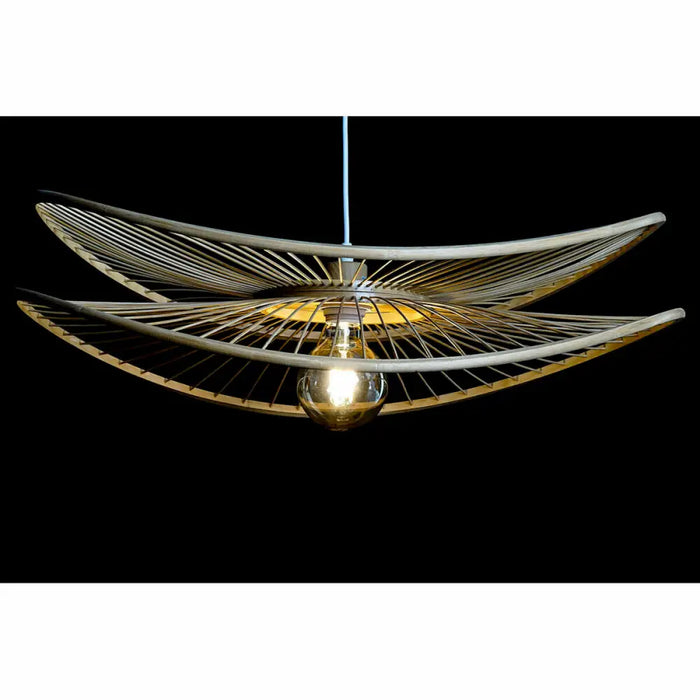 Ceiling Light DKD Home Decor Natural Bamboo 50 W 70 x 65 x 23 cm - Декорация и Осветление<<<Дом