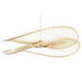 Ceiling Light DKD Home Decor Natural Bamboo 50 W 70 x 65 x 23 cm - Декорация и Осветление<<<Дом