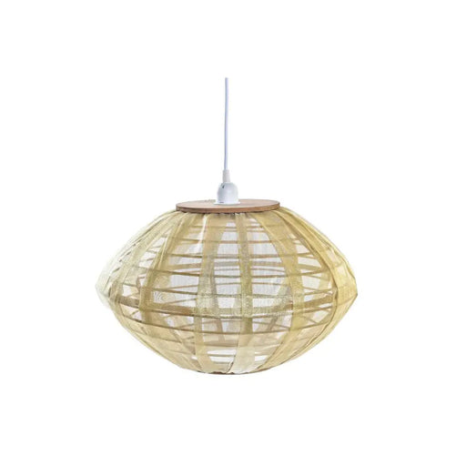 Ceiling Light DKD Home Decor Natural Golden Brown Bamboo 50 W (42 x 42 x 26 cm) - Декорация и Осветление<<<Дом