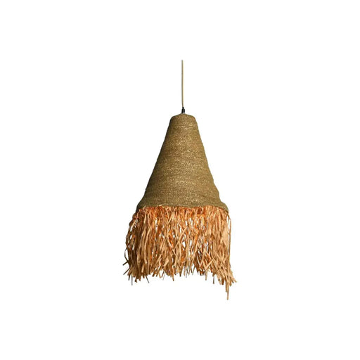 Ceiling Light DKD Home Decor Natural Iron 50 W Jute (44 x 44 x 67 cm) - Декорация и Осветление<<<Дом