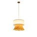 Ceiling Light DKD Home Decor Polyester Bamboo (40 x 40 x 39 cm) - Декорация и Осветление<<<Дом