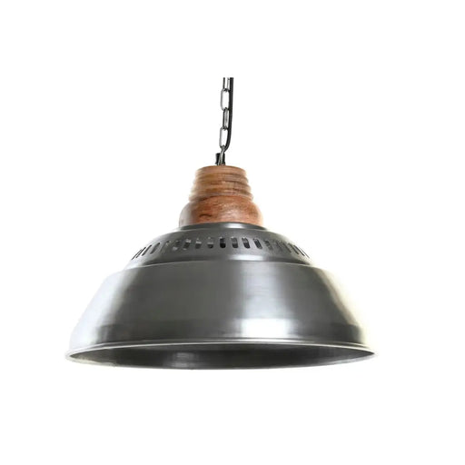 Ceiling Light DKD Home Decor Silver Brown Iron Mango wood 50 W (43 x 43 x 31 cm) - Декорация и Осветление<<<Дом