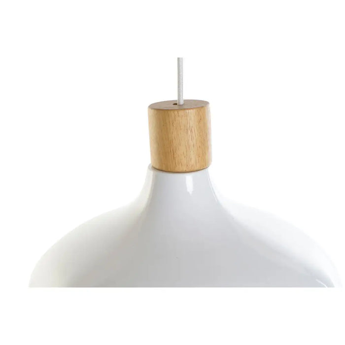 Ceiling Light DKD Home Decor White Brown Metal Pinewood 50 W 35,5 x 35,5 x 21 cm - Декорация и Осветление<<<Дом