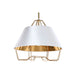 Ceiling Light DKD Home Decor White Golden PVC Metal 50 W 38 x 38 x 32 cm - Декорация и Осветление<<<Дом